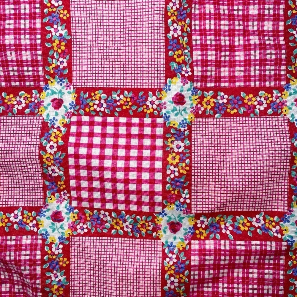 LizWear Vintage Colorful Multi Pattern Button Down Shirt with Pearl Snaps - Picture 15 of 16